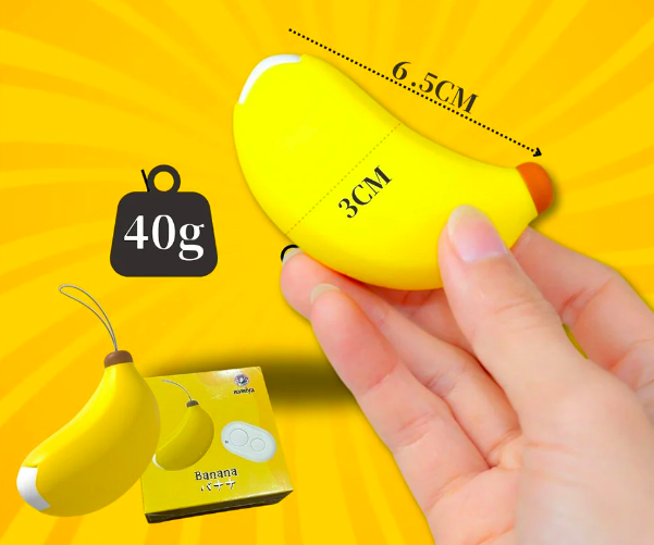 Meese Punk Banana Trứng Rung Tình Yêu Hình Trái Chuối Mini Nhỏ Gọn Điều Khiển Từ Xa Meese Punk Banana Trứng Rung Tình Yêu Hình Trái Chuối Mini Nhỏ Gọn Điều Khiển Từ Xa